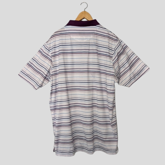 Tailorbyrd Striped Polo Shirt 2XLT - Picture 2 of 6